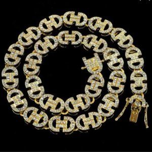 Mariner Link Gold PT Necklace Chain